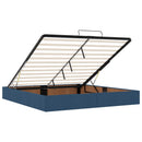 vidaXL Óriáságy matraccal fejtámlával Kék 200 x 200 cm Szövet