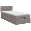 vidaXL Óriáságy matraccal fejtámlával Tópszínű 100 x 200 cm Szövet