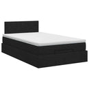 vidaXL Óriáságy matraccal fejtámlával Fekete 120 x 190 cm Szövet