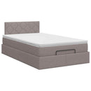 vidaXL Óriáságy matraccal fejtámlával Tópszínű 120 x 190 cm Szövet