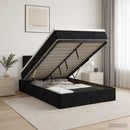 vidaXL Óriáságy matraccal fejtámlával Fekete 120 x 190 cm Bársony