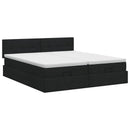 vidaXL Óriáságy matraccal 2 db Fekete 200 x 200 cm Szövet