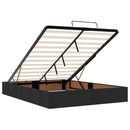 vidaXL Óriási Ágy Matrac és LED világítással Fekete 140 x 200 cm