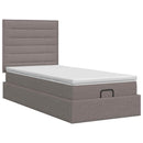 vidaXL Óriáságy matraccal fejtámlával Tópszínű 100 x 200 cm Szövet