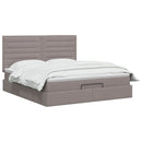 vidaXL Óriáságy matraccal fejtámlával Tópszínű 180 x 200 cm Szövet