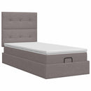 vidaXL Óriáságy matraccal fejtámlával Tópszínű 100 x 200 cm Szövet