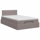 vidaXL Óriáságy matraccal fejtámlával Tópszínű 120 x 200 cm Szövet