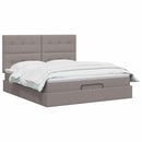 vidaXL Óriáságy matraccal fejtámlával Tópszínű 140 x 190 cm Szövet