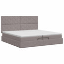 vidaXL Óriáságy matraccal fejtámlával Tópszínű 200 x 200 cm Szövet