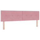 vidaXL Tárolós Ágy fejtámlával Rózsaszín 180 x 200 cm Bársony
