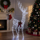 vidaXL 3D karácsonyi rénszarvas LOVIISA 560 LED Hideg fehér
