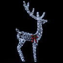 vidaXL 3D karácsonyi rénszarvas LOVIISA 560 LED Hideg fehér