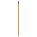 vidaXL Csúszó ajtó 93 x 202 cm Szerelt Fa Természetes és Fekete