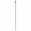 vidaXL Csúszó ajtó 93 x 202 cm Szerelt Fa Természetes és Fekete