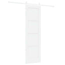 vidaXL Csúszó ajtó ORKDAL 61 x 198,5 cm Szerelt Fa Fehér