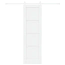 vidaXL Csúszó ajtó ORKDAL 61 x 198,5 cm Szerelt Fa Fehér
