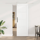 vidaXL Csúszó ajtó ORKDAL 73,5 x 211 cm Szerelt Fa Fehér