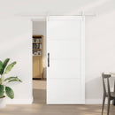 vidaXL Csúszó ajtó ORKDAL 78 x 202 cm Szerelt Fa Fehér