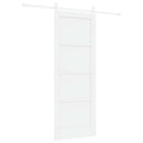 vidaXL Csúszó ajtó ORKDAL 78 x 202 cm Szerelt Fa Fehér