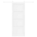 vidaXL Csúszó ajtó ORKDAL 78 x 202 cm Szerelt Fa Fehér