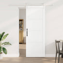 vidaXL Csúszó ajtó ORKDAL 78 x 211 cm Szerelt Fa Fehér