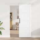 vidaXL Csúszó ajtó ORKDAL 78 x 211 cm Szerelt Fa Fehér