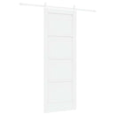 vidaXL Csúszó ajtó ORKDAL 78 x 211 cm Szerelt Fa Fehér