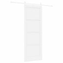 vidaXL Csúszó ajtó ORKDAL 78 x 211 cm Szerelt Fa Fehér