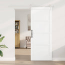 vidaXL Csúszó ajtó ORKDAL 83 x 211 cm Szerelt Fa Fehér