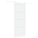 vidaXL Csúszó ajtó ORKDAL 83 x 211 cm Szerelt Fa Fehér