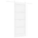 vidaXL Csúszó ajtó ORKDAL 86 x 211 cm Szerelt Fa Fehér