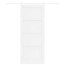 vidaXL Csúszó ajtó ORKDAL 86 x 211 cm Szerelt Fa Fehér