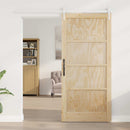 vidaXL Csúszó ajtó ORKDAL 93 x 202 cm Szerelt Fa Természetes és Fehér