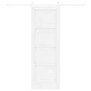 vidaXL Csúszó ajtó ORKDAL 73,5 x 211 cm Szerelt Fa Fehér
