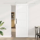 vidaXL Csúszó ajtó ORKDAL 78 x 211 cm Szerelt Fa Fehér