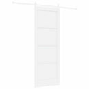 vidaXL Csúszó ajtó ORKDAL 78 x 211 cm Szerelt Fa Fehér