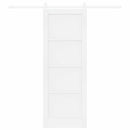 vidaXL Csúszó ajtó ORKDAL 78 x 211 cm Szerelt Fa Fehér