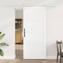 vidaXL Csúszó ajtó ORKDAL 86 x 198,5 cm Szerelt Fa Fehér