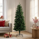 vidaXL Artificial Hinged Christmas Tree 150 cm PE és PVC Zöld