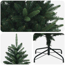 vidaXL Artificial Hinged Christmas Tree 180 cm PE és PVC Zöld
