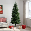 vidaXL Artificial Hinged Christmas Tree 210 cm PE és PVC Zöld