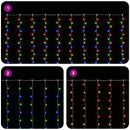 vidaXL Fényfüggöny 300 LED Többszínű 300 x 300 cm