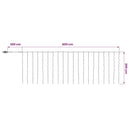vidaXL Fényfüggöny 400 LED Meleg fehér 600 x 200 cm