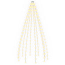 vidaXL Karácsonyfa fények 180 LED Meleg fehér 180 cm