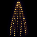 vidaXL Karácsonyfa fények 180 LED Meleg fehér 180 cm