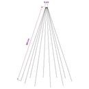 vidaXL Karácsonyfa fények 180 LED Meleg fehér 180 cm