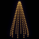 vidaXL Karácsonyfa fények 210 LED Meleg fehér 210 cm