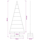 vidaXL Fém karácsonyfa KUOPIO 150 cm Porszórt Acél Fehér