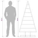 vidaXL Fém karácsonyfa KUOPIO 180 cm Porszórt Acél Fehér