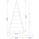 vidaXL Fém karácsonyfa KUOPIO 150 cm Acél Arany